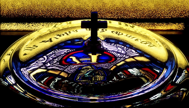 Stained Glass Reflection � Dave Hickey